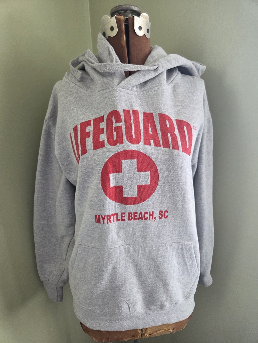 Lifeguard Myrtle Beach Small Grey Hoodie